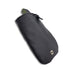 Black leather holster for Garmin Sport Pro handheld with strap on a white background