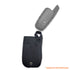 Black leather holster with Garmin sport pro  handheld going into it