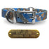 3/4" Pattern Premium Glow Tuff Center Ring Dog Collar