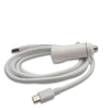 Garmin Alpha 300 handheld and TT25 car charger showing both the cigarette charger and the type C cable