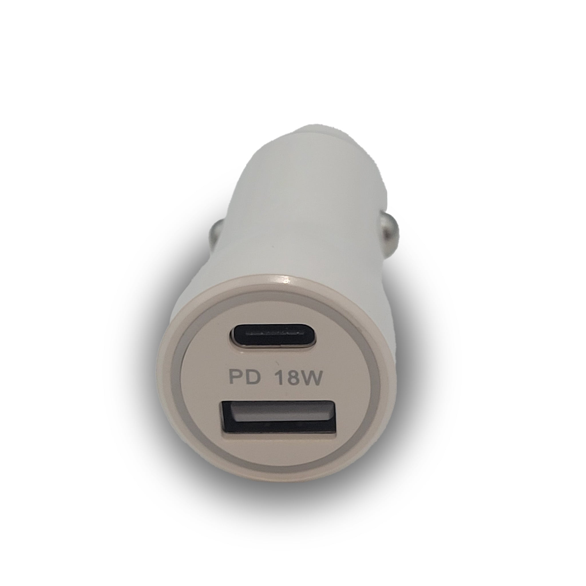 Cigarette charger port showing the plug in with the type C port and the USB port for the Garmin Alpha 300 Handheld and the TT25 Collar