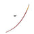 Reflective Antennas for Garmin Collars- 18" Reflective Red