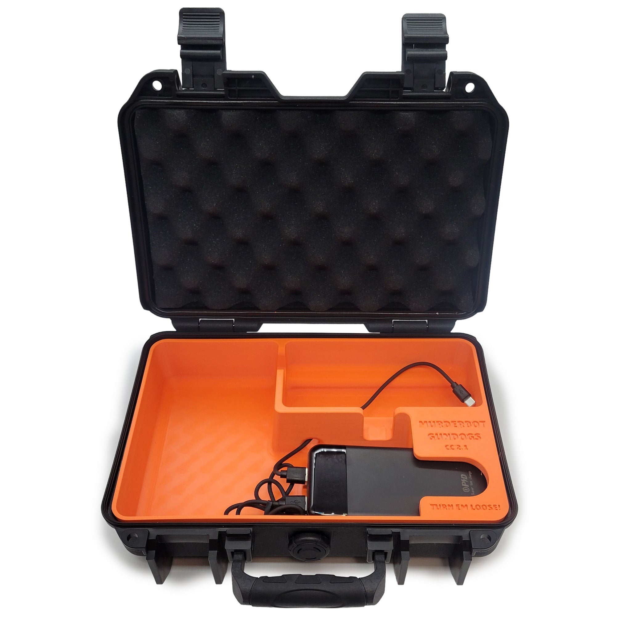 Collar Coffin that can hold 1 or 2 Garmin Alpha Collars and 1 handheld
