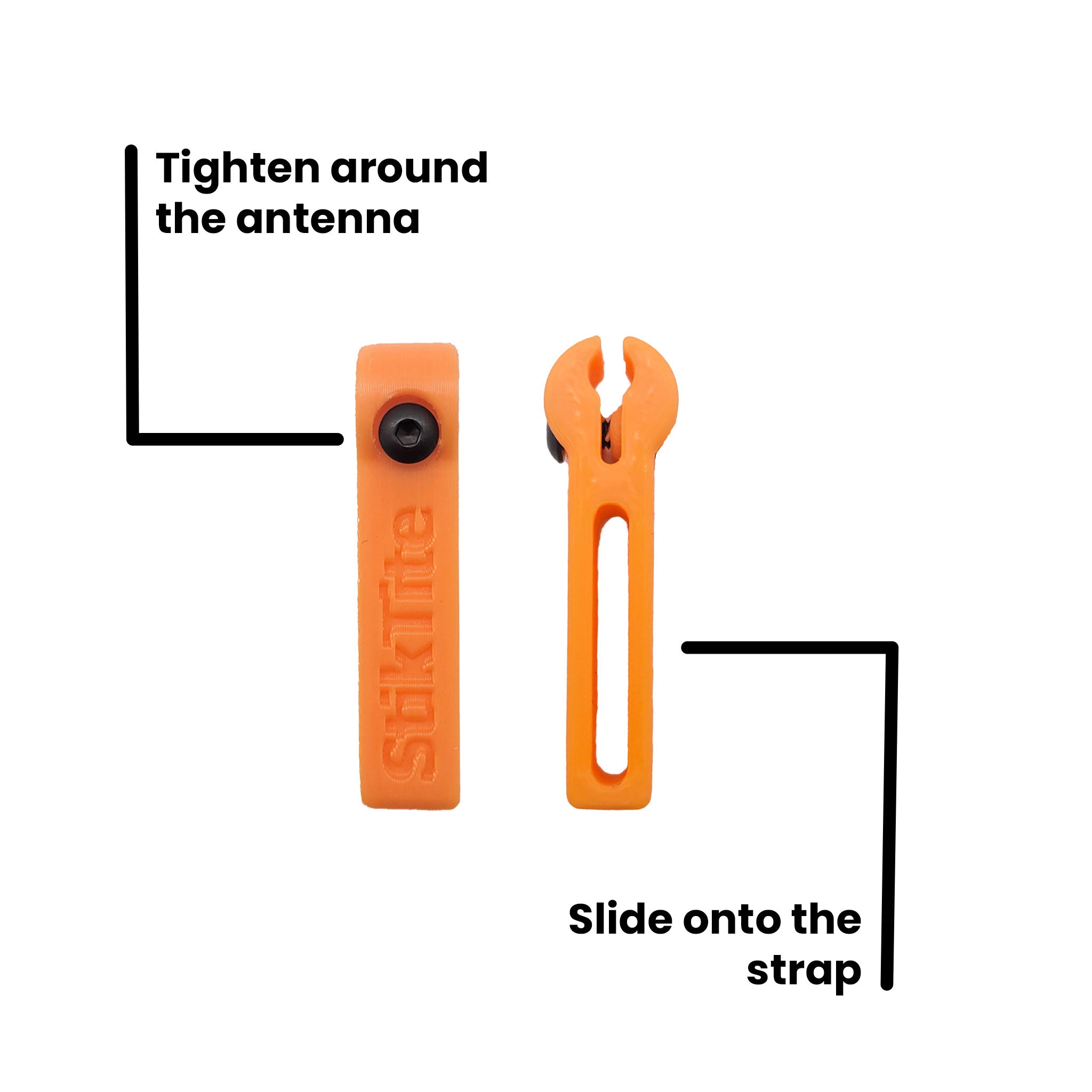 Lester's StikTite FatTite Antenna Holder diagram