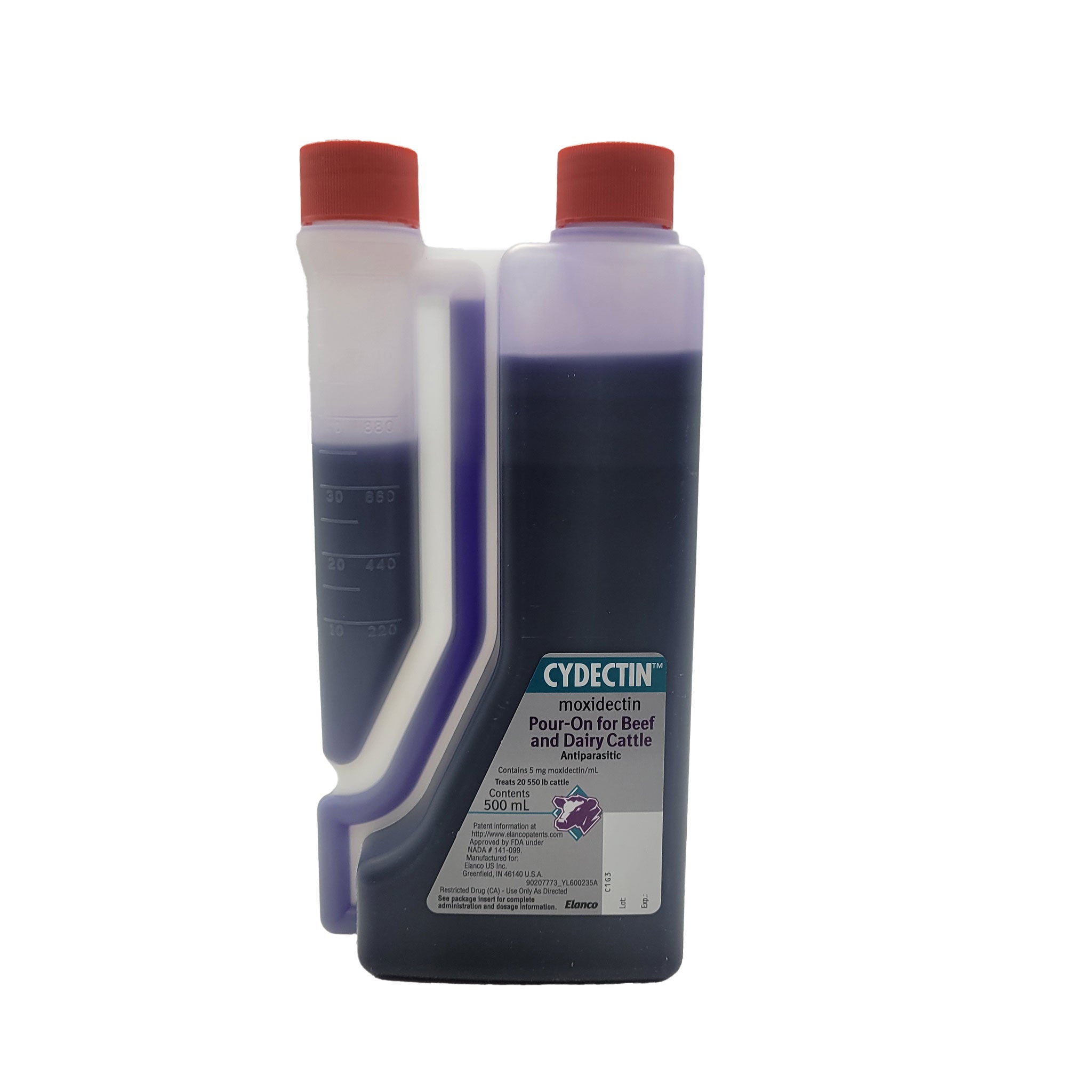 Cydectin Pour-On Moxidectin Dewormer - 500 mL