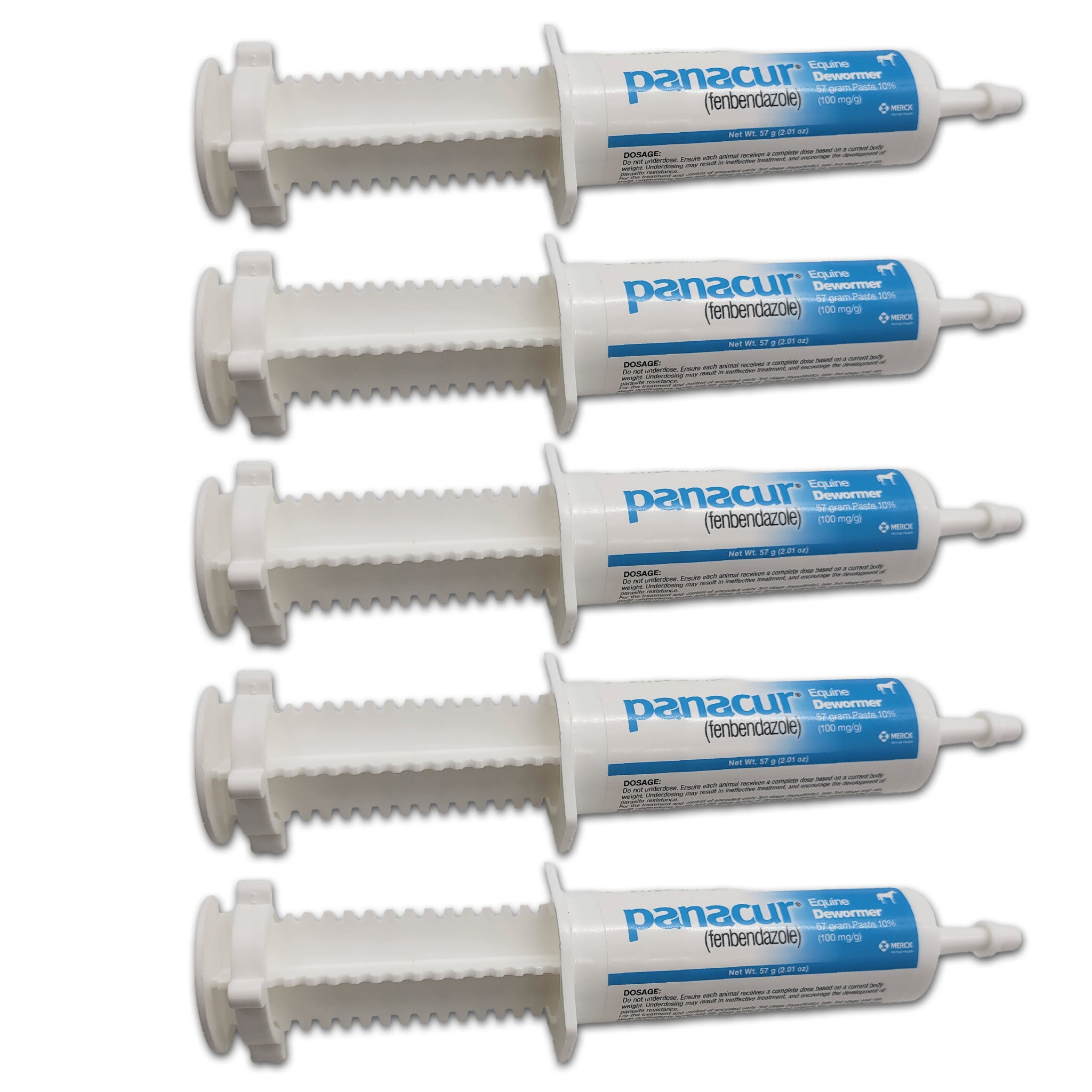 Panacur PowerPac Fenbendazole Paste Dewormer - 5-Pack (5 × 57g)