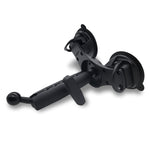 Double suction cup mount with ball adapter