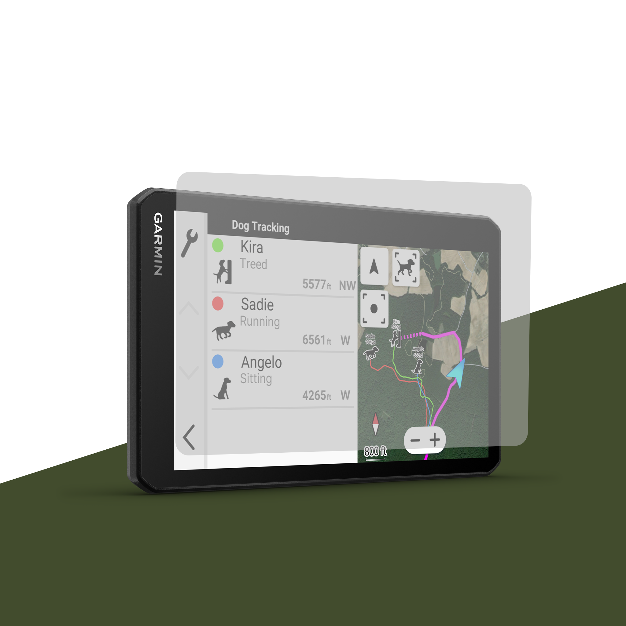 Flexible iron screen protector for Garmin DriveTrack 72