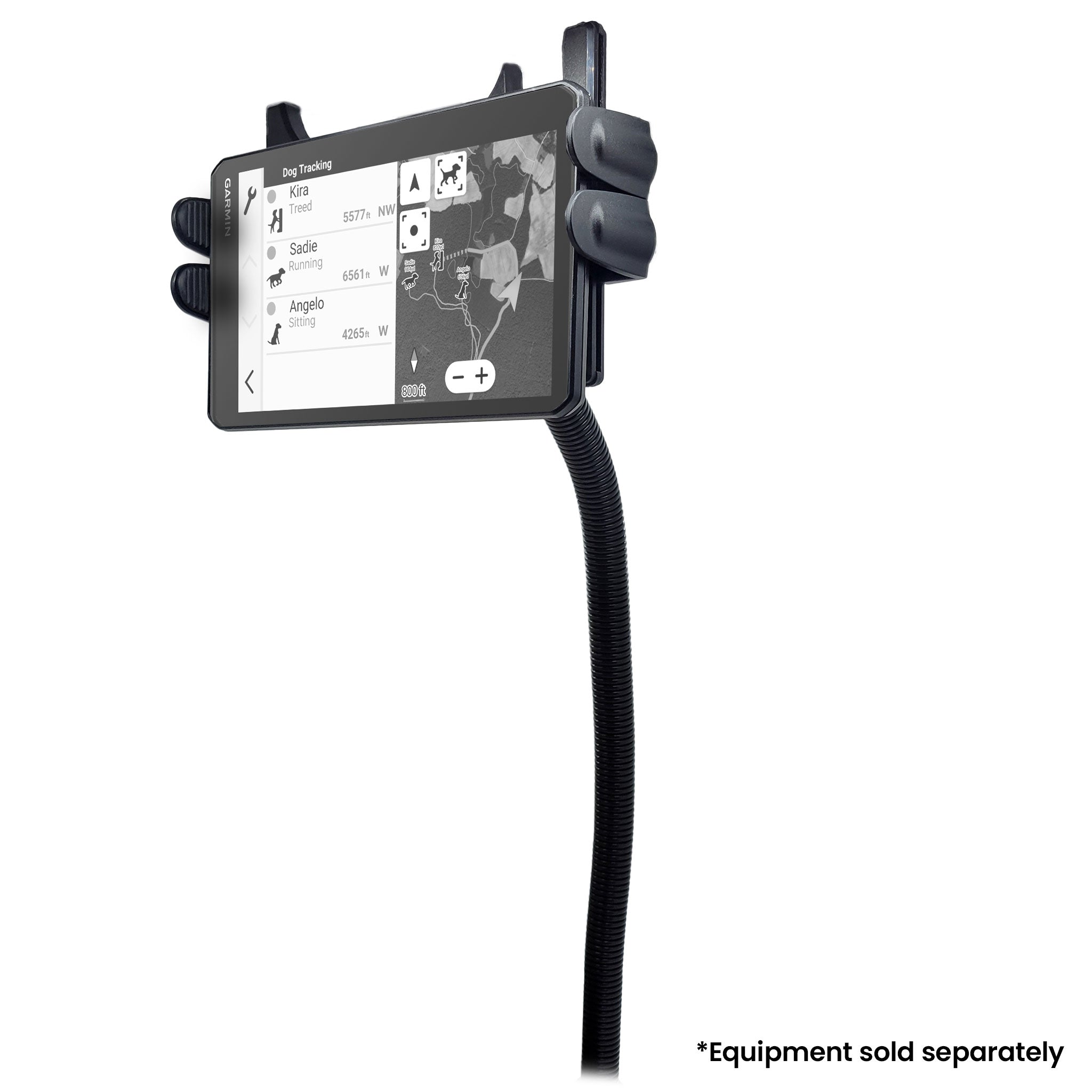 Flexible Gooseneck with Universal Mount for Garmin DriveTrack 70, 71 & 72