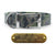 1" Pattern Premium Glow Tuff D Ring Dog Collar with Brass Name Plate