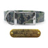 1" Pattern Premium Glow Tuff D Ring Dog Collar with Brass Name Plate