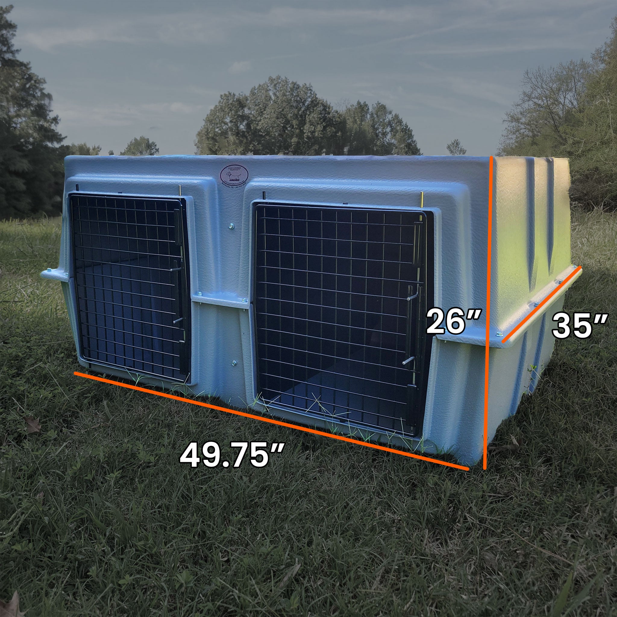  dimensions of EZ-XL by Easy Loader Dog Kennels