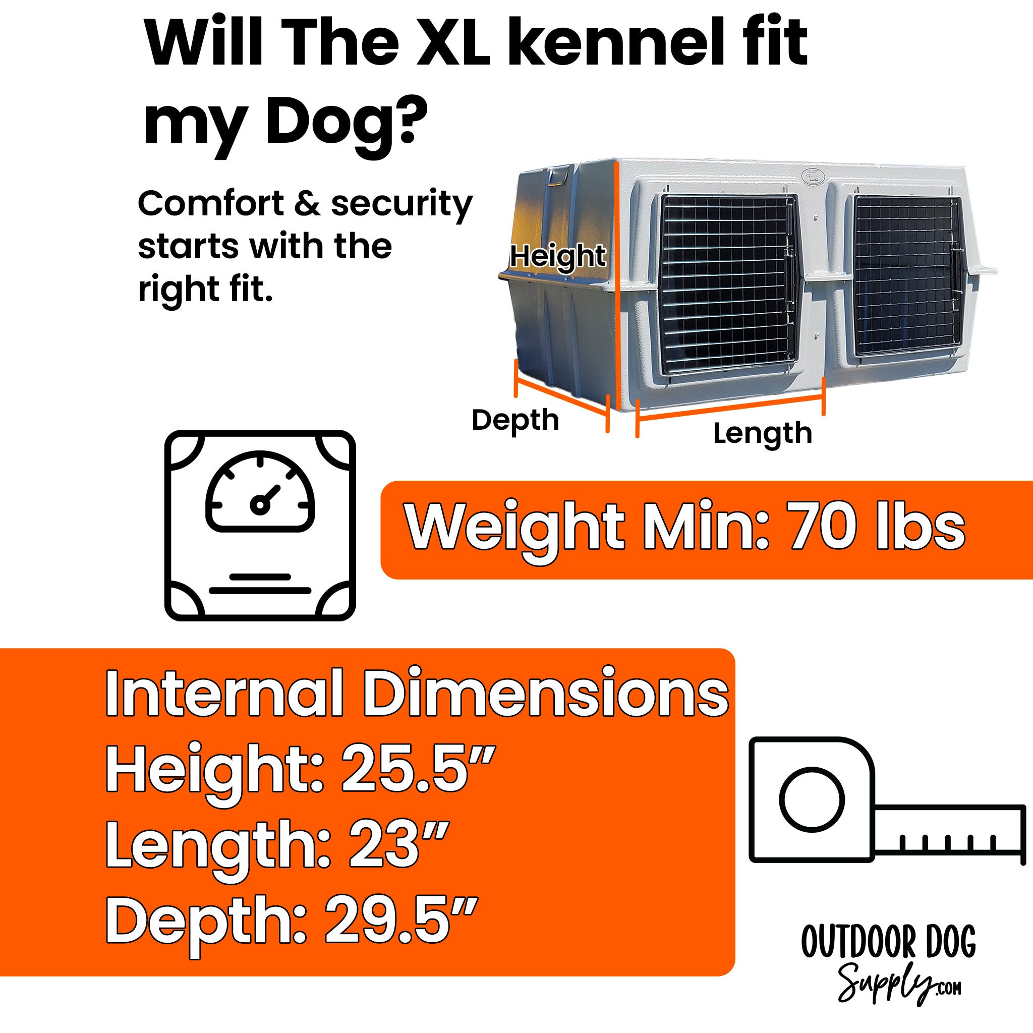 EZ-XL Two-Dog Truck Crate, Large Double-Bay Kennel By Easy Loader Dog Kennels