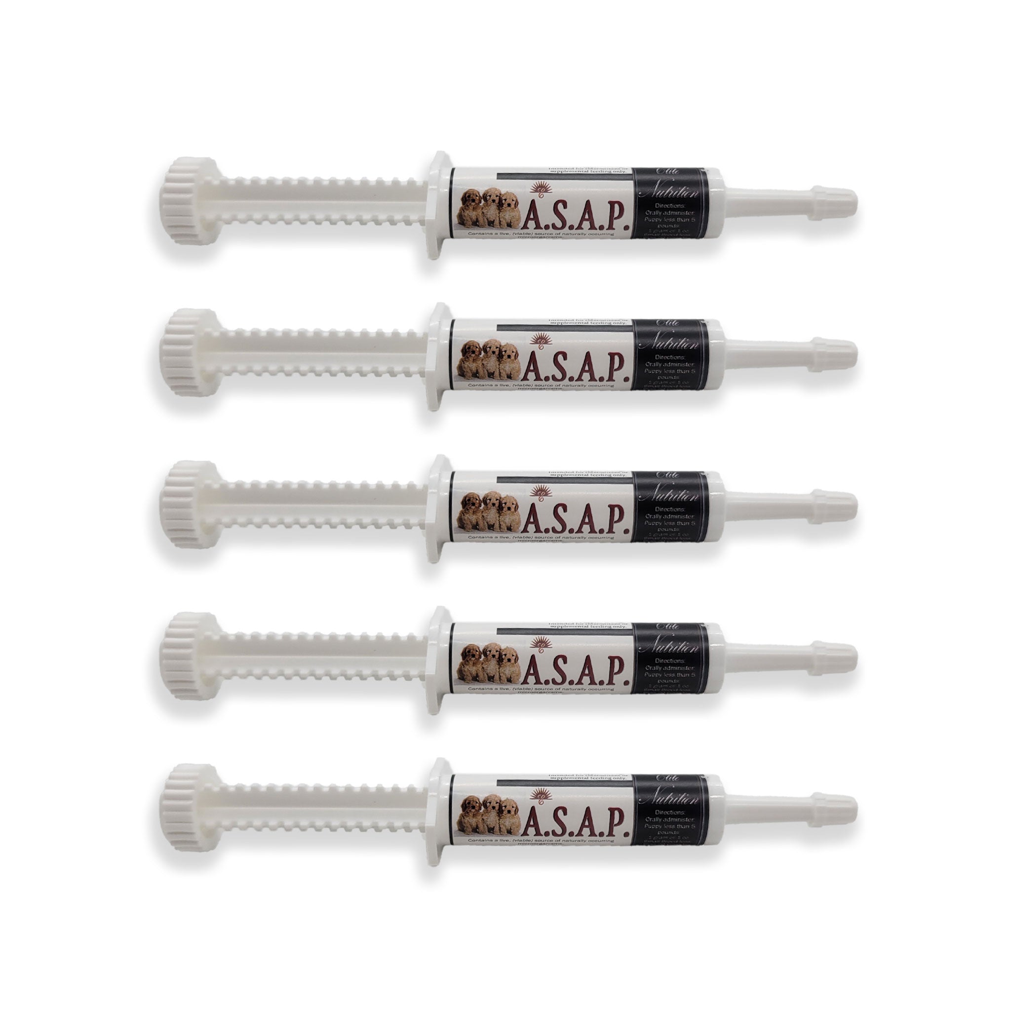 ASAP Puppy Prebiotic & Probiotic By Elite Nutrition 5 pack