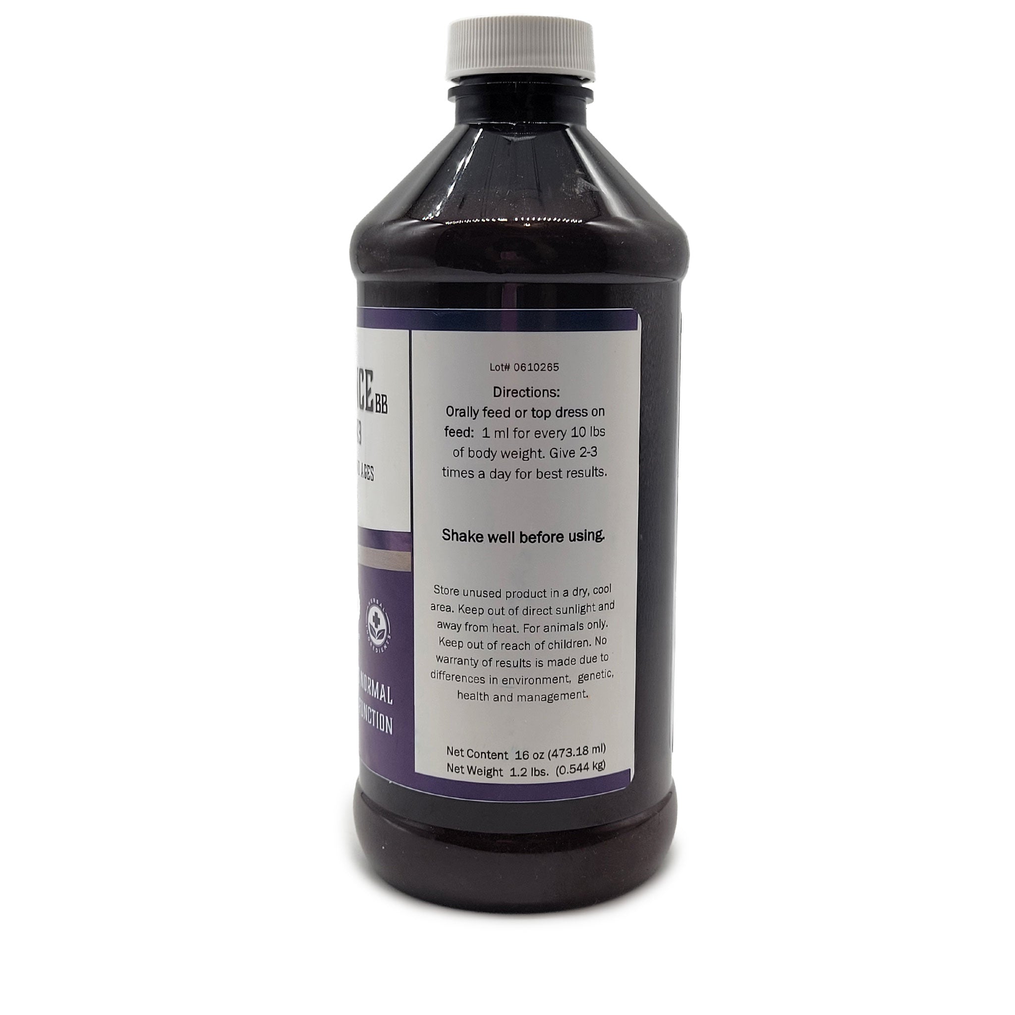 Feeding directions for Re-Balance BB by Elite Nutrition