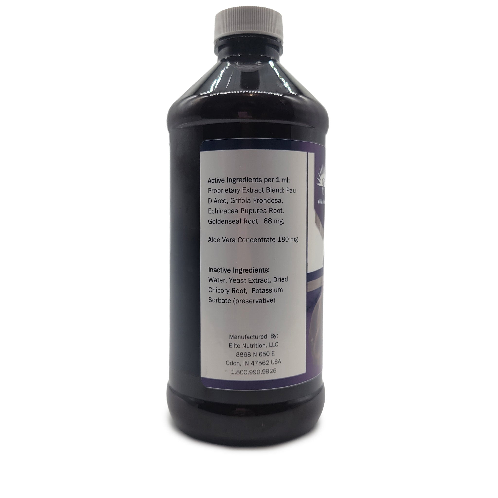 A list of ingredients for the Re-Balance BB by elite nutrition