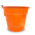 Flatback Bucket 20qt with Handle- Orange