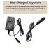 Home and vehicle chargers for the houndsman charging and travel bag