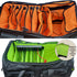 view of the main storage and charging pocket for Garmin Alpha Devices part of the Houndsman Charging and travel bag