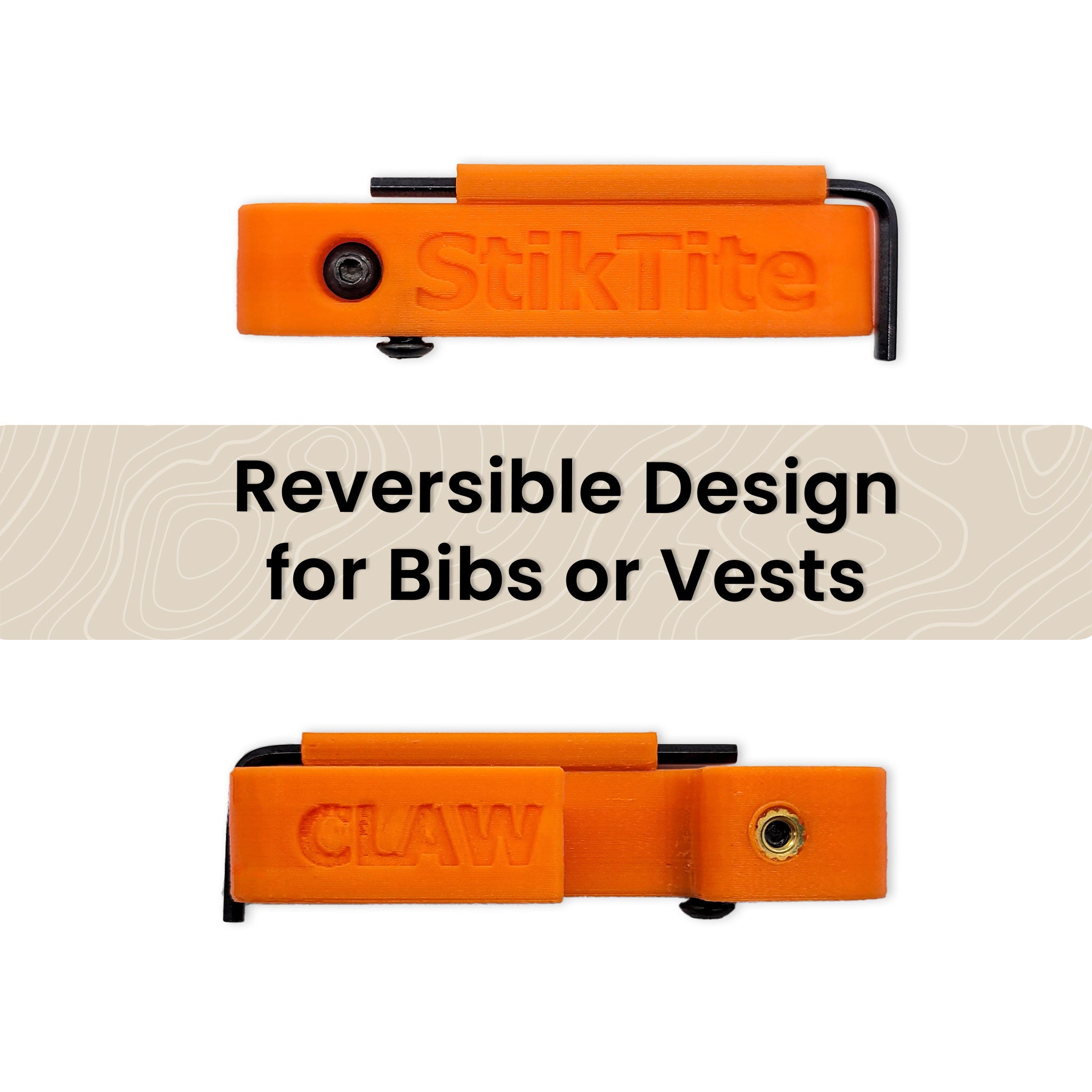 Reversible design of the The Claw by Lester's StikTite
