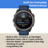 everyday features of the Garmin Quatix 8 Marine GPS Smartwatch