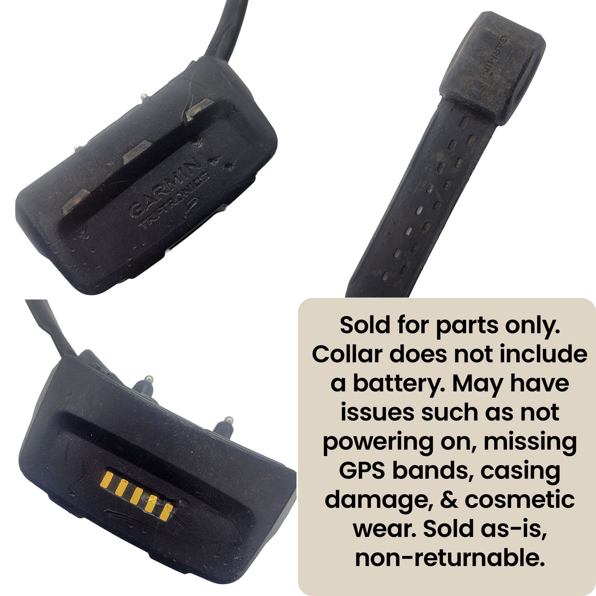 TT15 parts without battery disclaimer