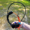 video of the Lester's Stiktite Double Stack Collar Strap Holder being put on Garmin TT25 collar
