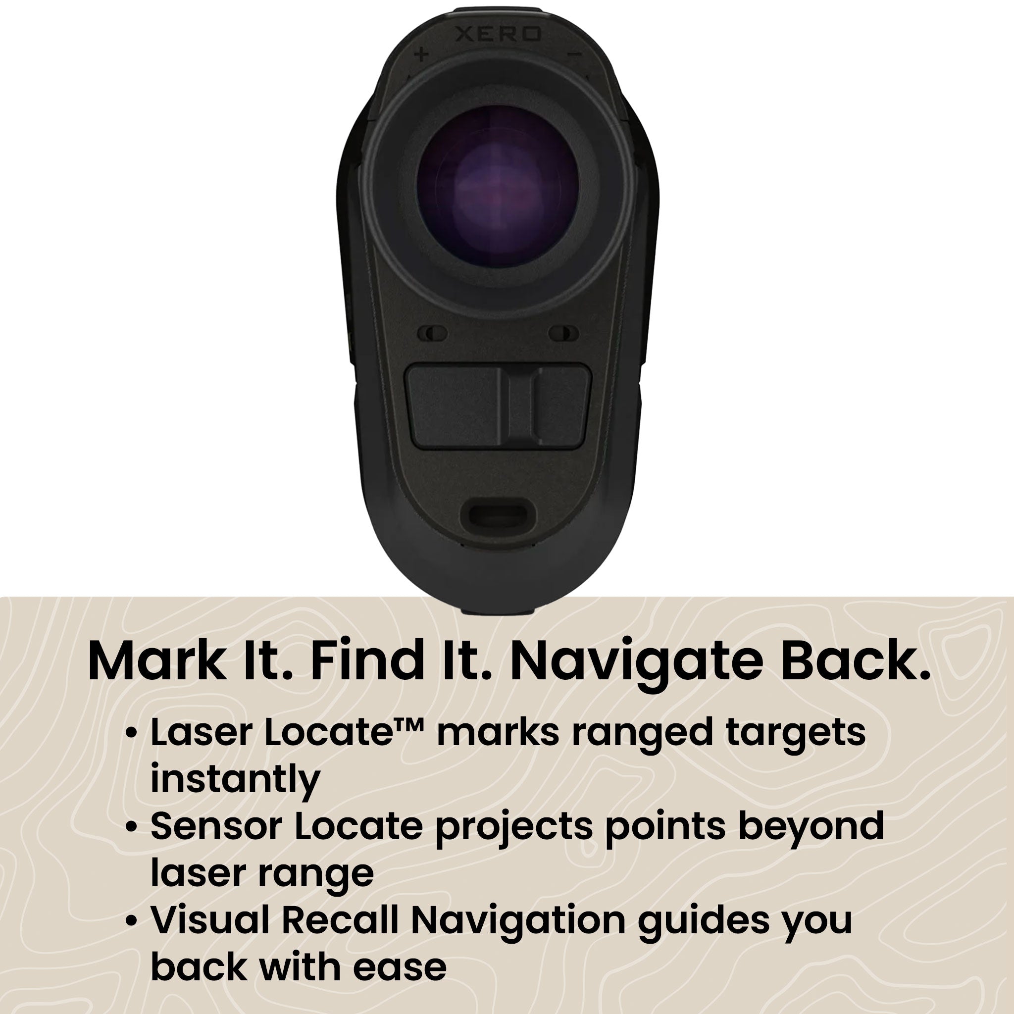 Garmin Xero® L60i Laser Rangefinder waypoints