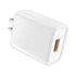 white usb wall adapter