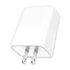 white usb wall adapter