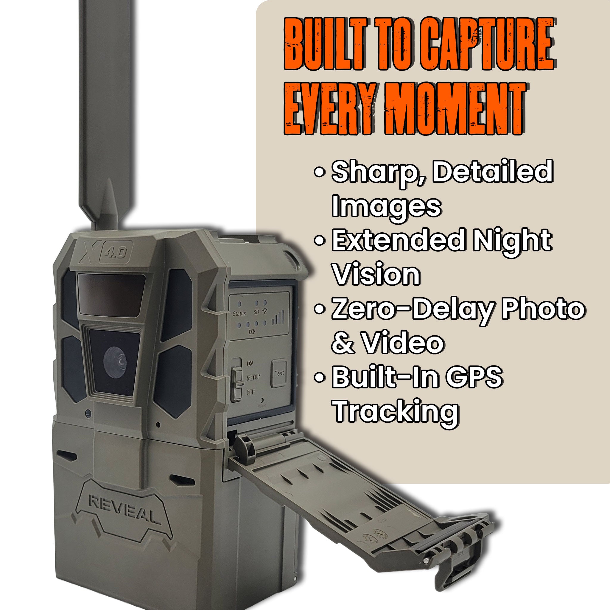Tactacam REVEAL X 4.0 key features