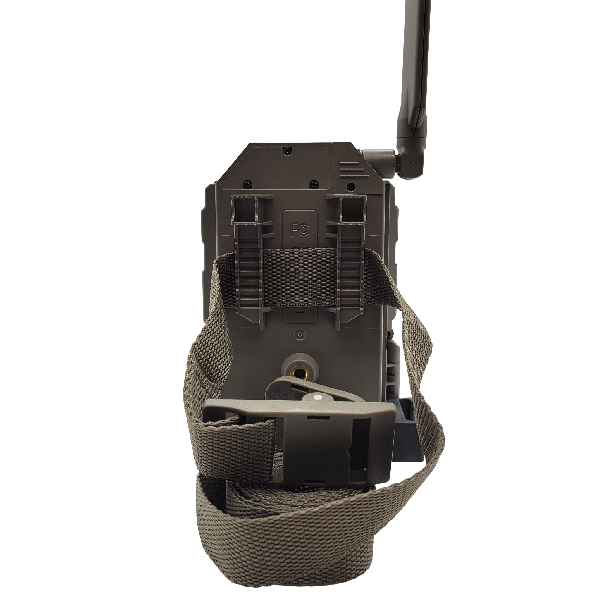 cano Tactacam REVEAL X Ultra 3.0 Cellular Trail & Game Camera With Built In Live Streaming back with strap