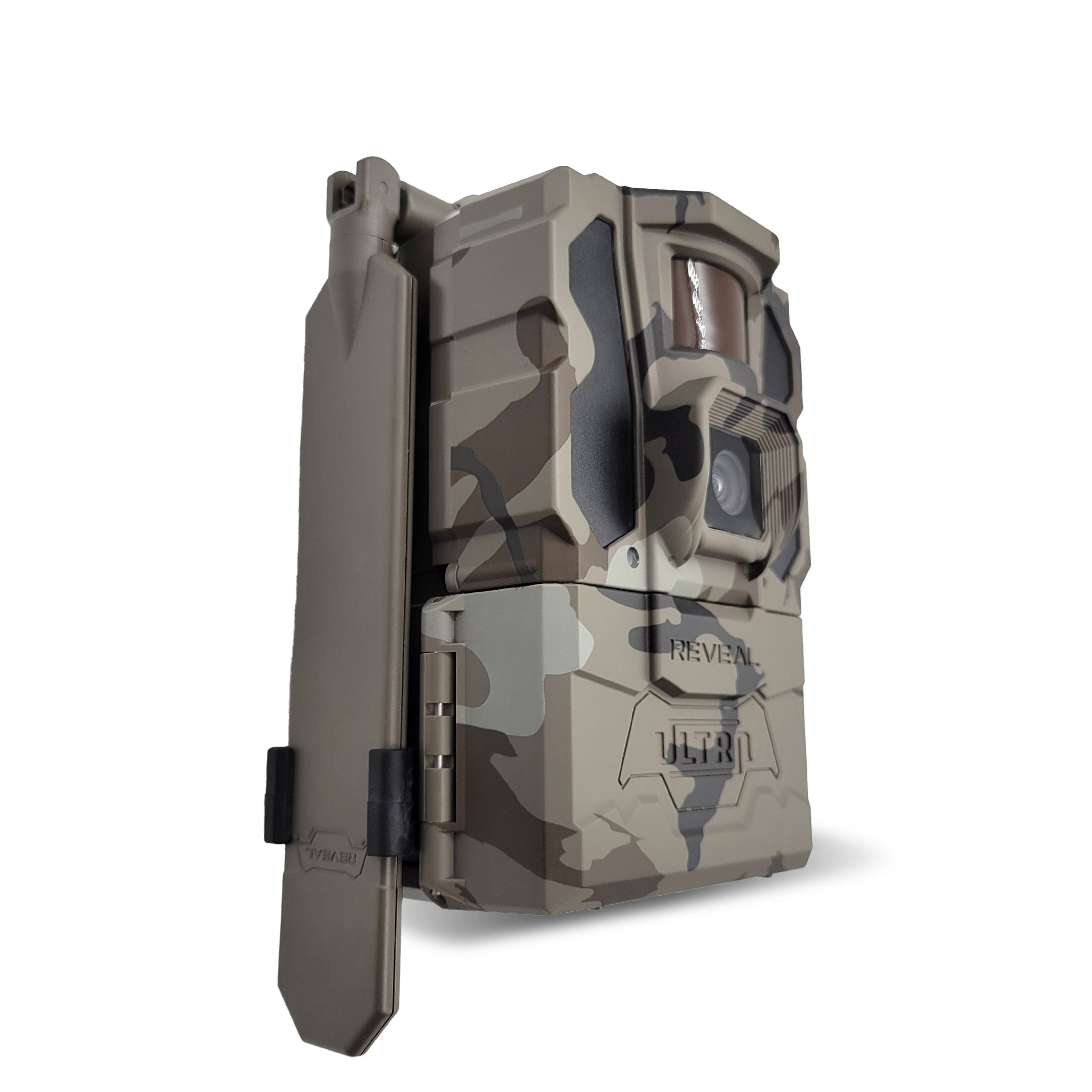camo Tactacam REVEAL X Ultra 3.0 Cellular Trail & Game Camera With Built In Live Streaming right facing 