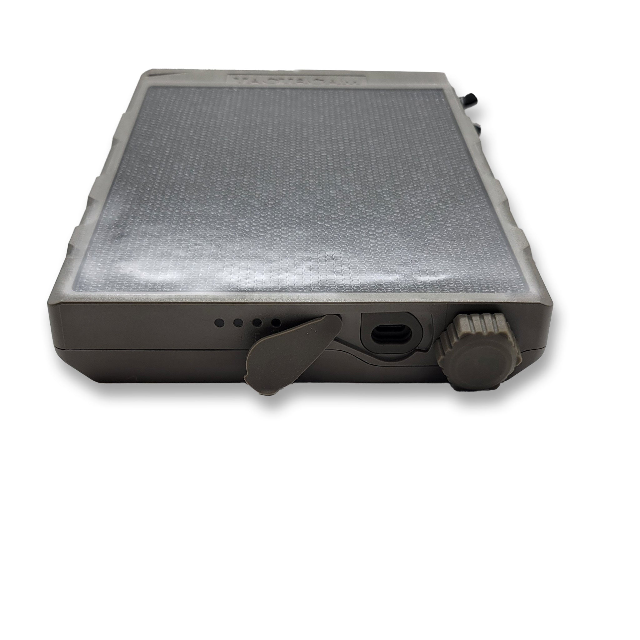 Tactacam REVEAL 12V External Solar Panel view of ports