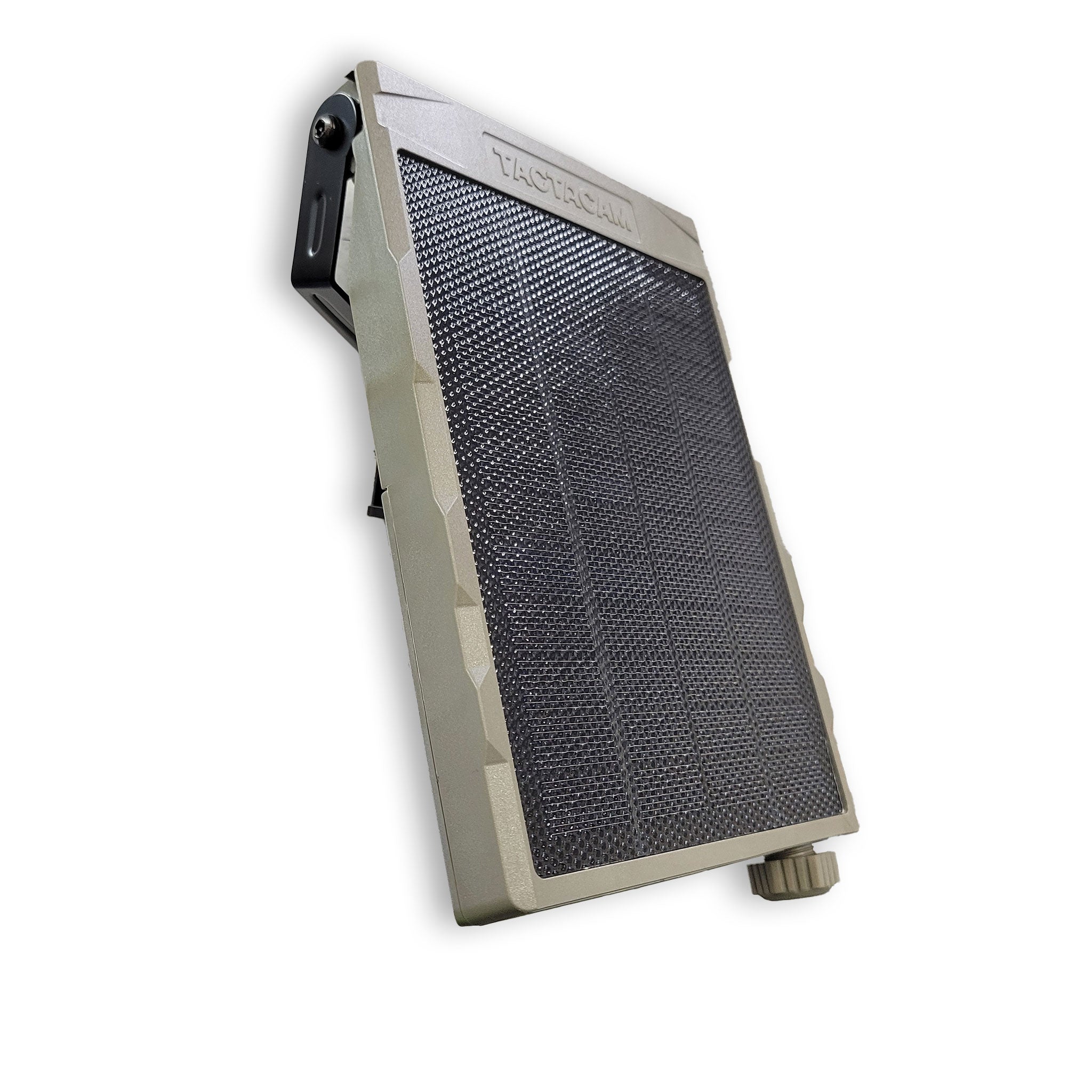 Tactacam DEFEND 12V External Solar Panel right view on white background