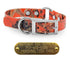 3/4" Pattern Premium Glow Tuff Center Ring Dog Collar