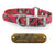 3/4" Pattern Premium Glow Tuff Center Ring Dog Collar