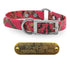 3/4" Pattern Premium Glow Tuff Center Ring Dog Collar