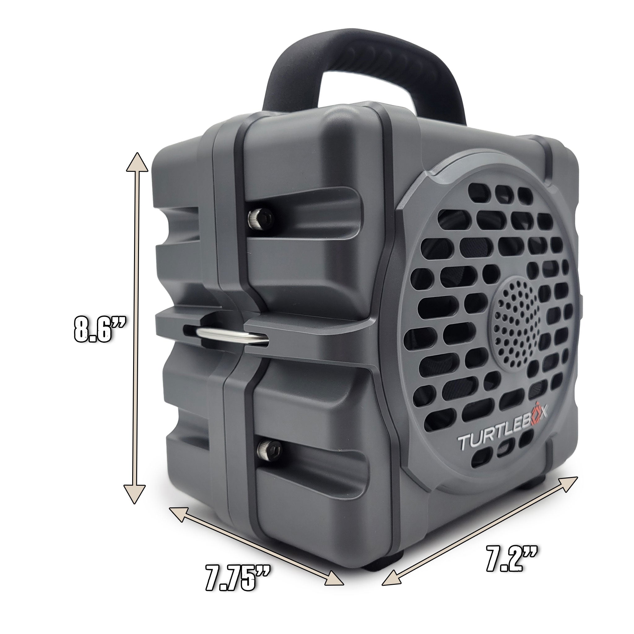 dimensions of the Cub Outdoor Speaker by TurtleBox