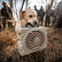 Turtlebox Grande Rugged Portable Outdoor Speaker in dog's mouth