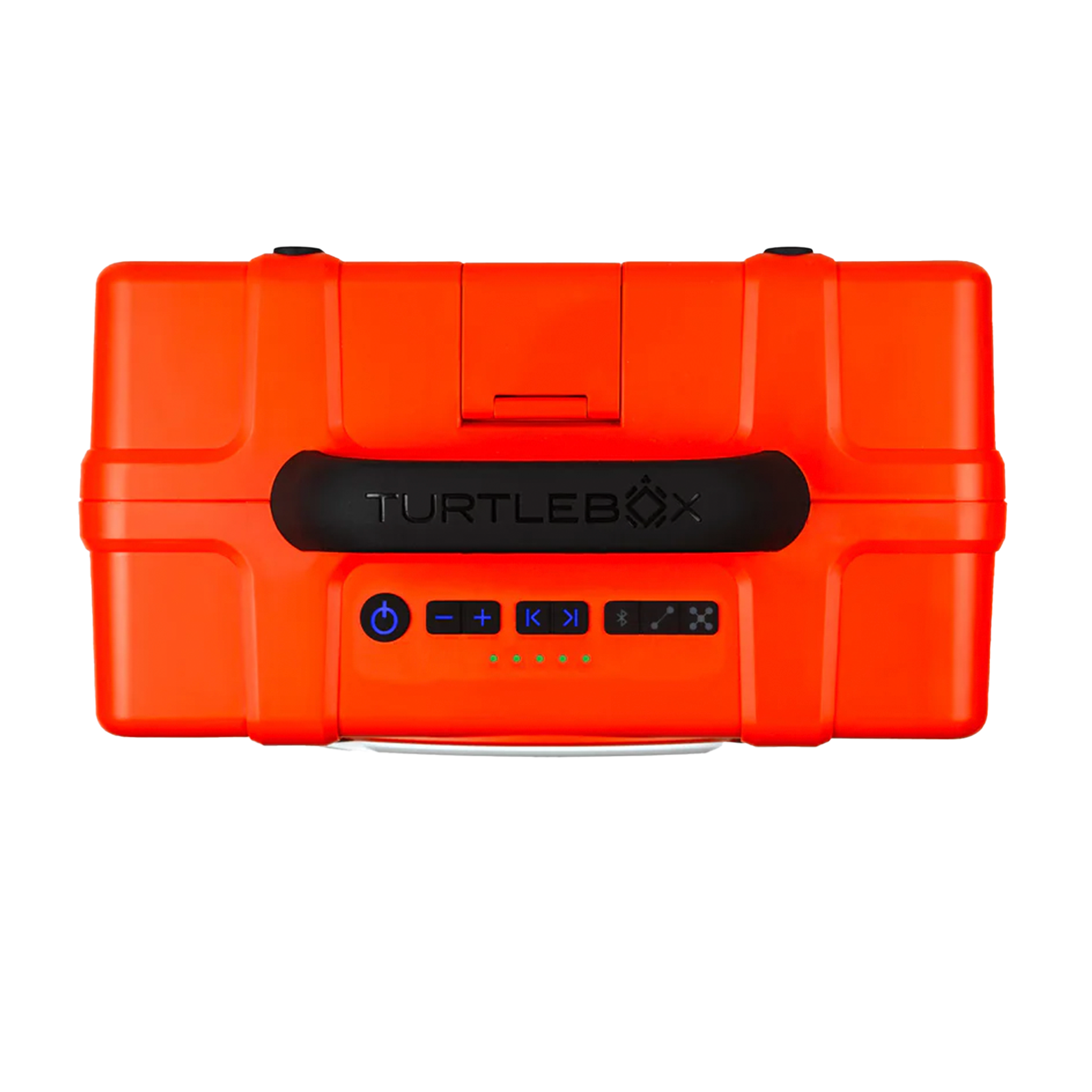 Turtlebox Grande Rugged Portable Outdoor Speaker top view of buttons