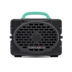 Turtlebox Original Gen 3 Rugged Portable Outdoor Speaker Gray with seafoam green handle