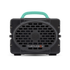 Turtlebox Original Gen 3 Rugged Portable Outdoor Speaker Gray with seafoam green handle
