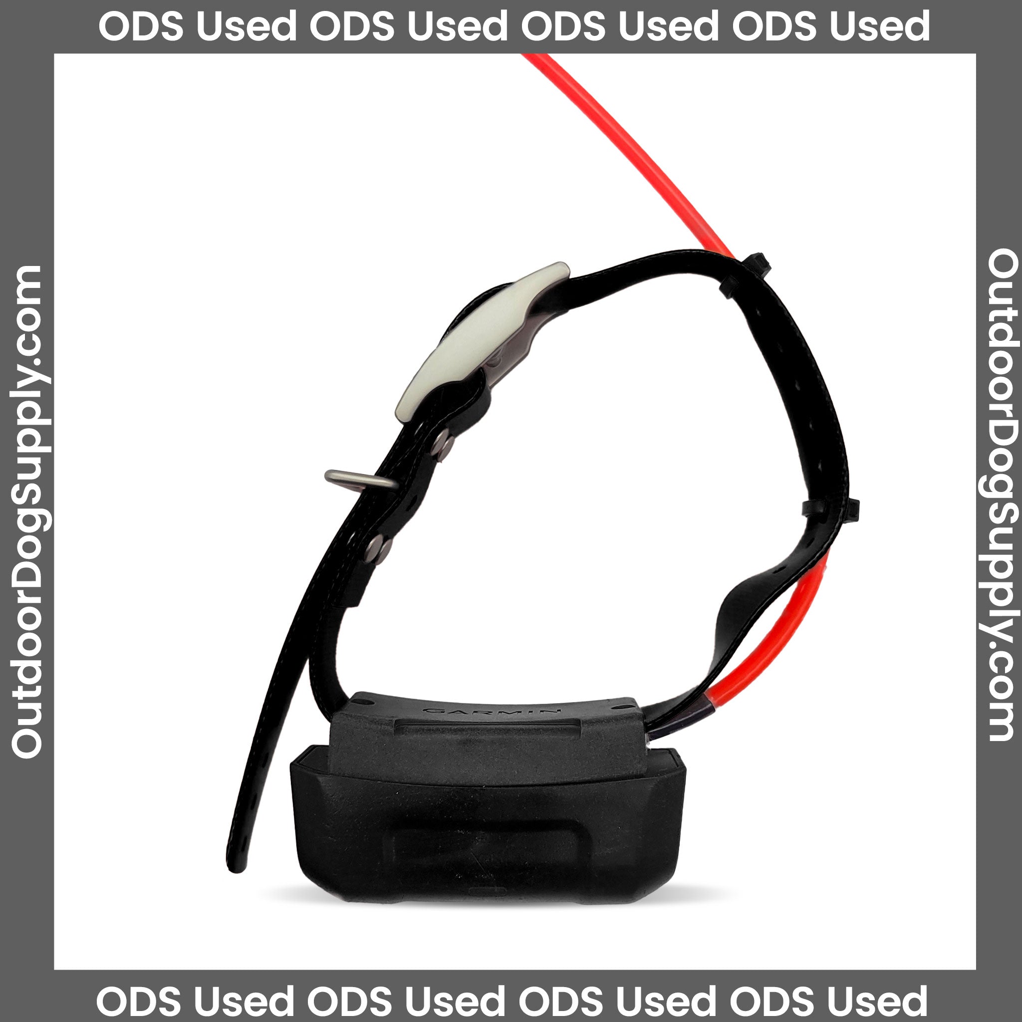 used garmin dc40 collar on black strap